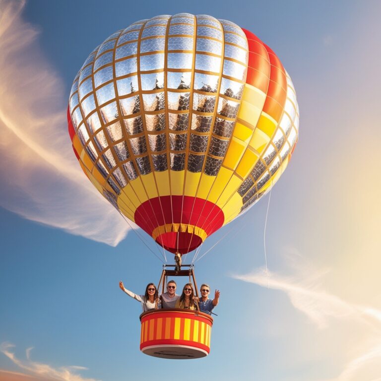 Solar hot air balloons