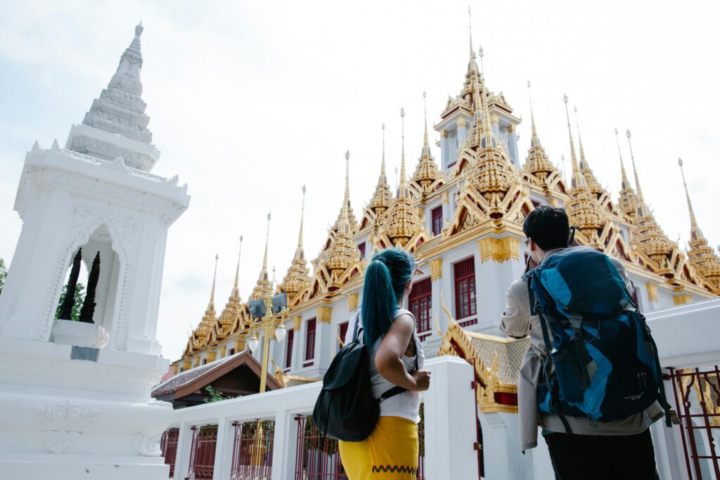 white temple in thailand